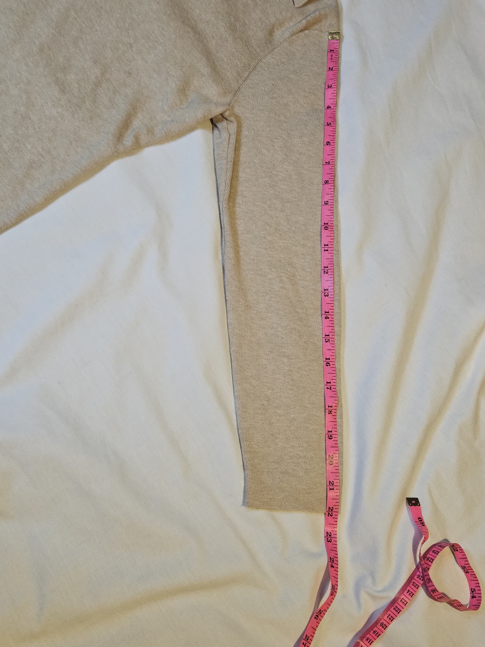 Calvin Klein Beige V-Neck Collar Sweater - Picture 6 of 8